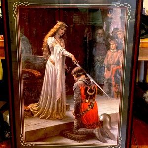 “The Accolade” Framed Artwork